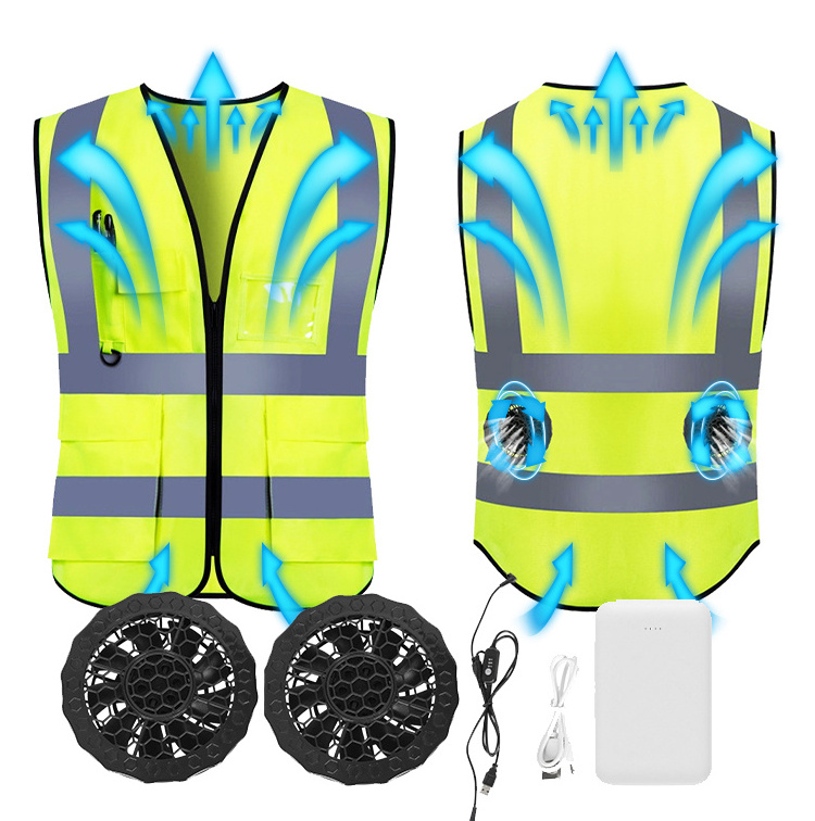 Custom Summer High Visibility Yellow Clothes Work wear Safety Jacket Waterproof Reflective Shirt Hi Vis Jacket Vest