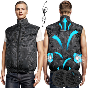 Oem Air Conditioned Vest All-in-one Ice Cool Air Cooling Vestair Vest  For Women Men Outdoor Working Clothing With Fan