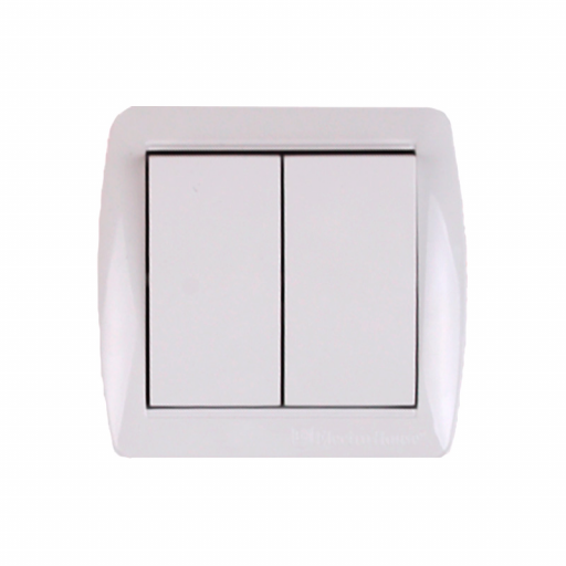 Wall Switch 2 Gang Surface Mounted Electrical 16A Electric Power Light Switch 220V Wall Switches