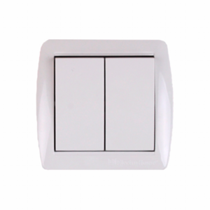 Wall Switch 2 Gang Surface Mounted Electrical 16A Electric Power Light Switch 220V Wall Switches