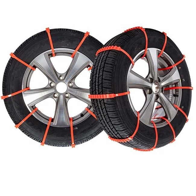 China Supply Anti-skid Winter Tyres Wheels Snow Chains Repeatedly Use Car Tire Ties