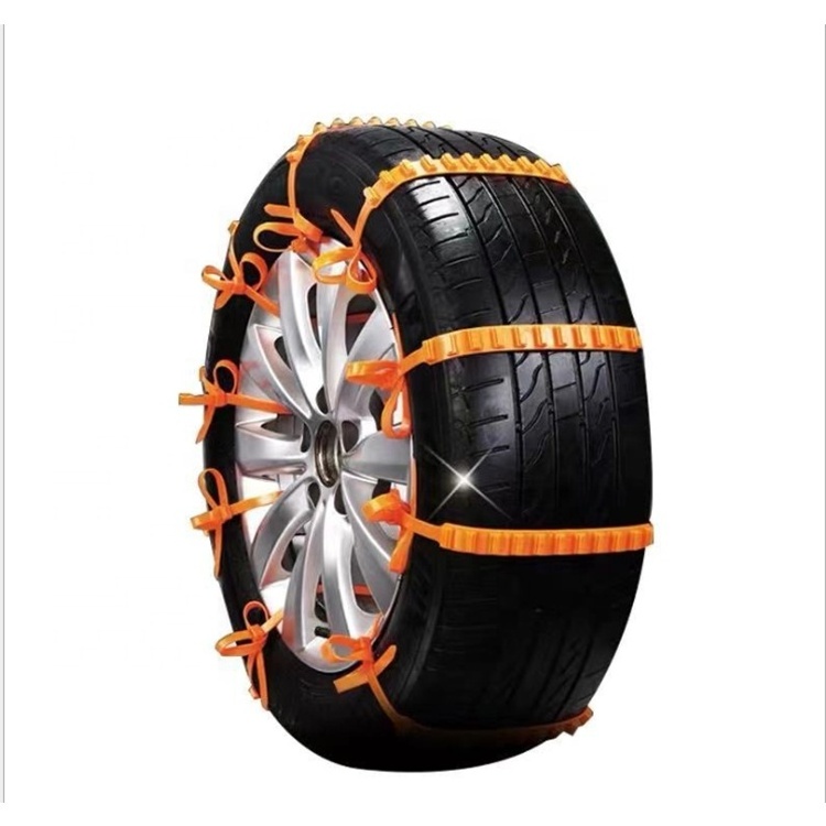 China Supply Anti-skid Winter Tyres Wheels Snow Chains Repeatedly Use Car Tire Ties