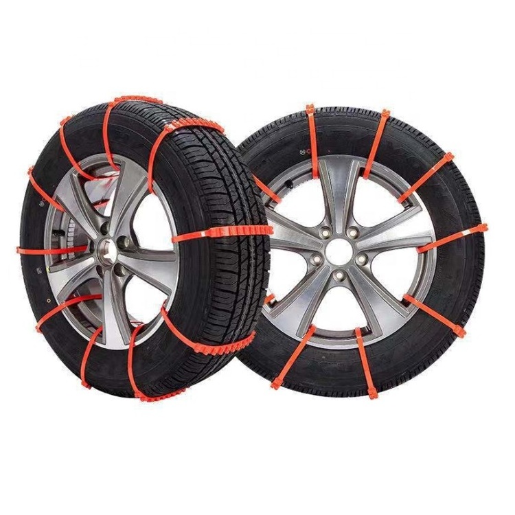 Top Quality Anti Skid Winter Tyres wheels Snow Chains Car Universal Plastic Repeatedly Use Car Tire Cable Ties