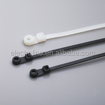 High Quality 500 Pack Push Mount movable nylon Marker Cable Tie