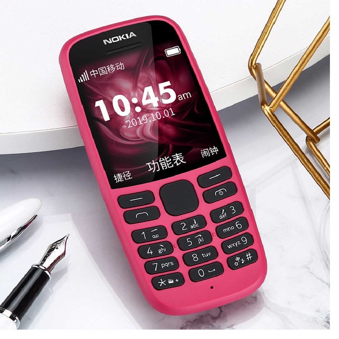 Cross border foreign trade 105 2019 GSM non intelligent straight board button elderly phone dual card elderly phone student