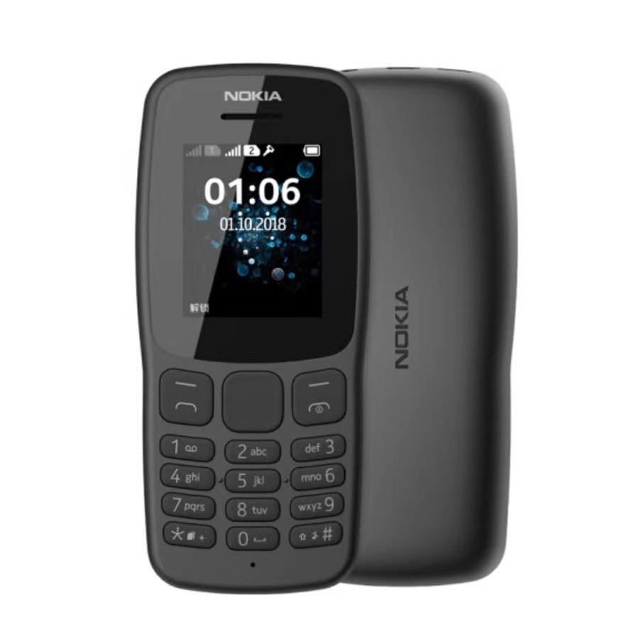 Cross border mobile phone 106 GSM 2G phones straight board elderly  dual card button elderly phone foreign trade