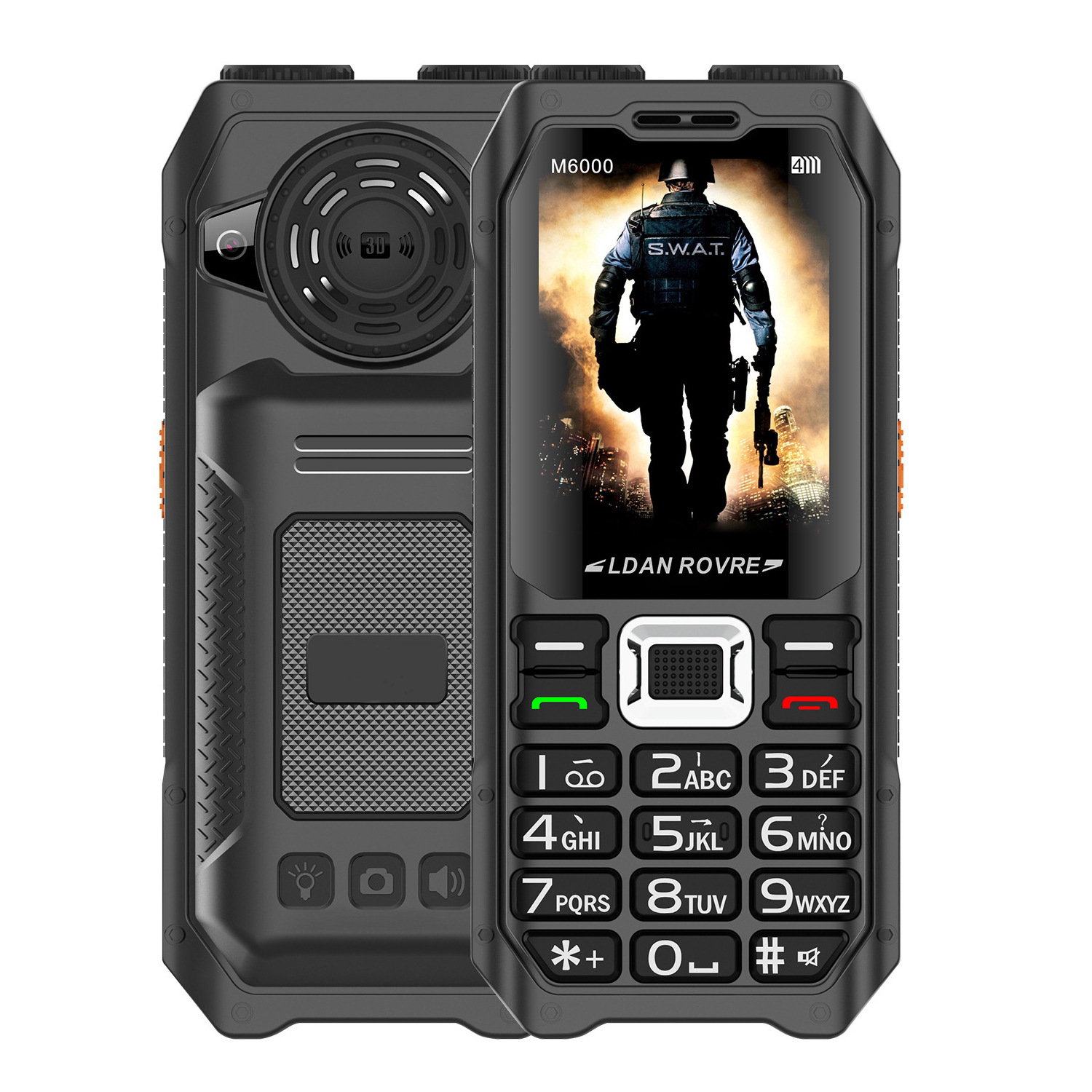 Cross border multi card multi standby big electric power three defenses elderly mobile phones outdoor standby long hands