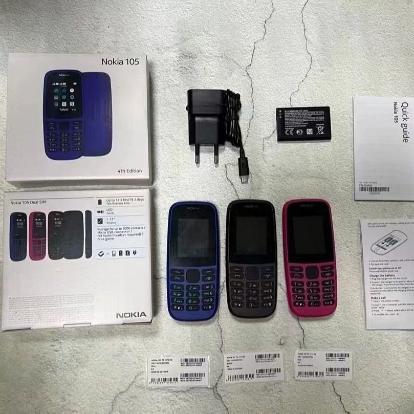 Cross border explosive 105 2019 TA1174 dual card GSM direct board foreign trade non intelligent button elderly phone