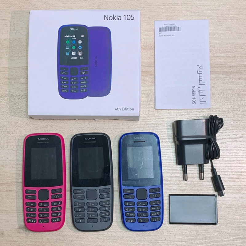 Cross border mobile phone 105 2019 dual SIM GSM straight board non smartphone button elderly phone