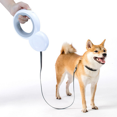 Nylon Leash with LED Flashlight Automatic Extending Rope Safety Pet Retractable Dog Leash Rope Small and Medium Dogs