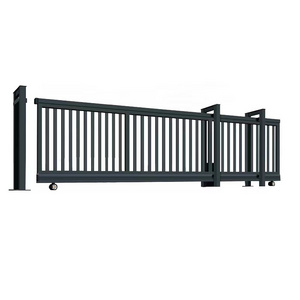 Aluminum Cantilever Sliding Electric Gate Hardware Sets with Automatic Sliding GATES Opener Motor Manual Sliding Gate Design