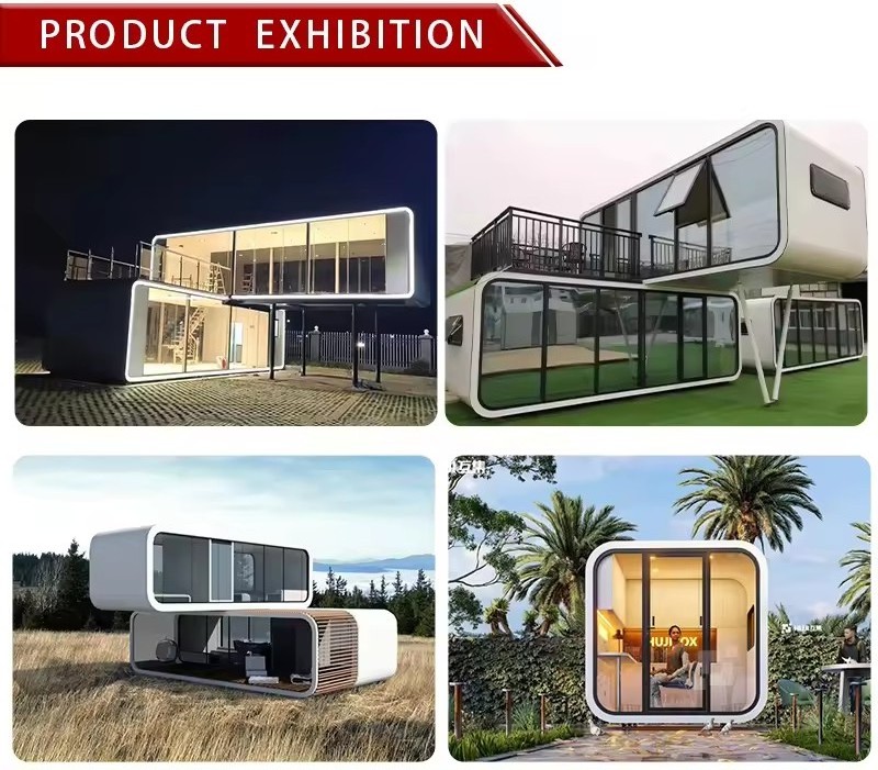 One Bedroom One Open Kitchen One Living Room One Bathroom Classical Style Container House Prefab House Apple Cabin