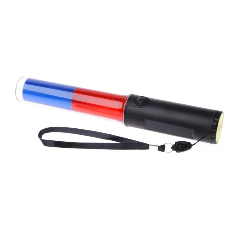 LED Traffic Batons Light Concert Glow Sticks Flash Warning Emergency Light Safety Signal Lamp Command Tool For Traffic