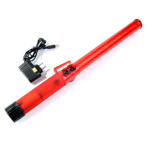 54cm Rechargeable &Battery Flashing Led Traffic Baton Wand