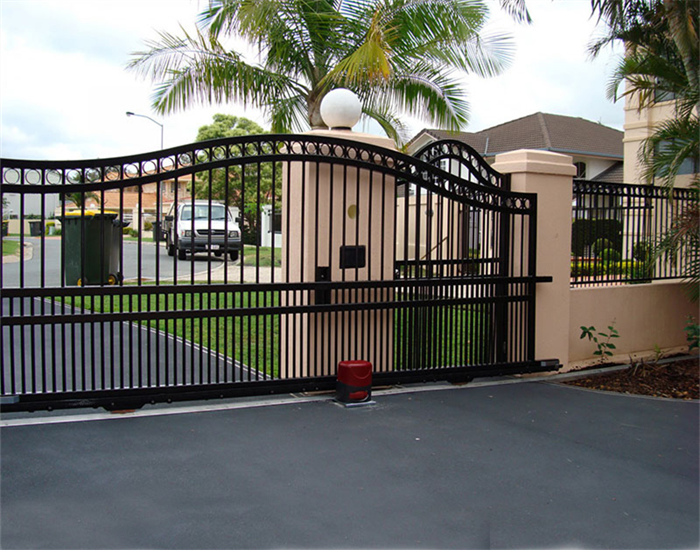 Designs Simple Rot Proof Swing Iron Gates Driveway Aluminum Sliding Gate