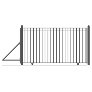 Designs Simple Rot Proof Swing Iron Gates Driveway Aluminum Sliding Gate