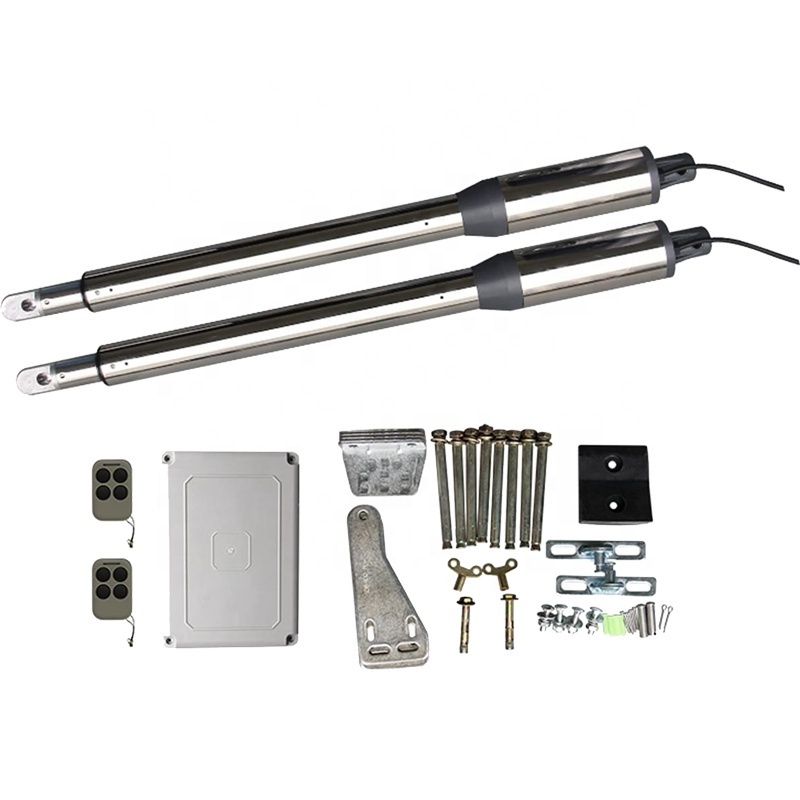 Double Leaf Swing Gate Opener Kit 300kg Automatic Electric Swing Gate Actuator Operator Garage Door Access Control