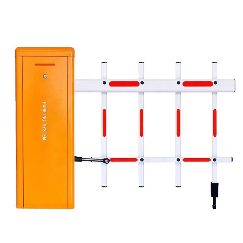 Road Traffic Barrier Speed Adjustable Parking Lot Gate Barrier 24V DC Brushless Motor Rfid Automatic Boom Barrier Gates