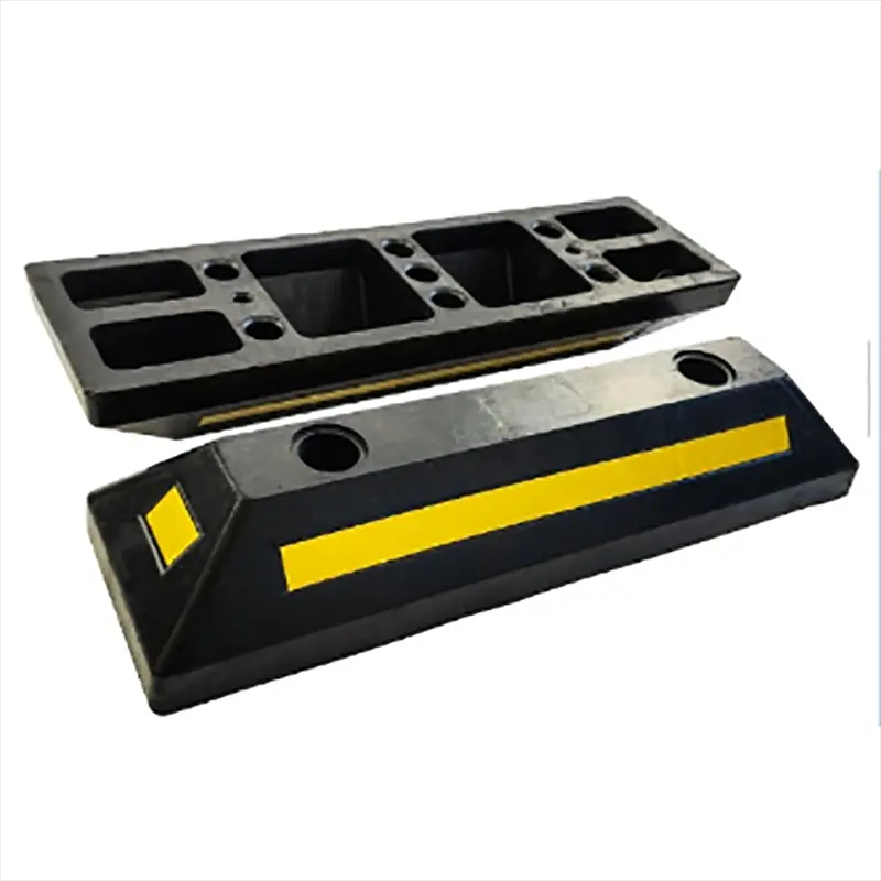 Heavy duty garage driveway floor parking area Car space Vehicle parking safety tire blocks stop rubber Wheel parking Curbs