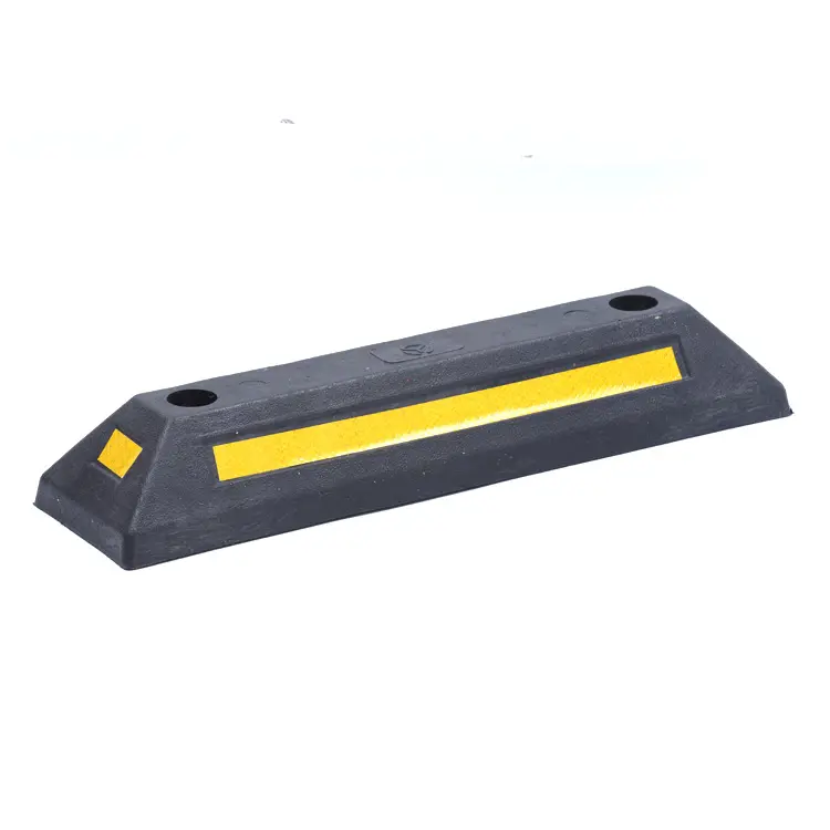 Heavy duty garage driveway floor parking area Car space Vehicle parking safety tire blocks stop rubber Wheel parking Curbs