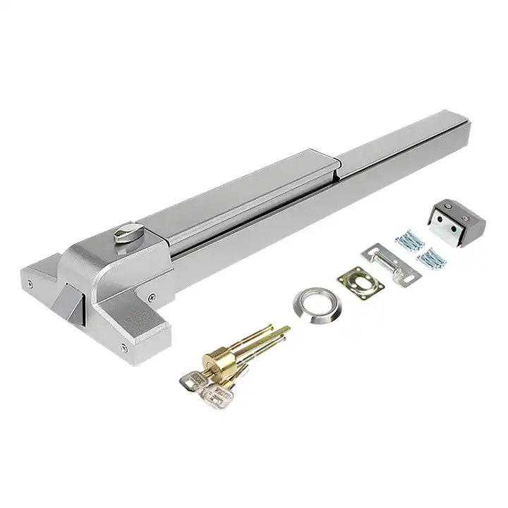 Fire Door escape door lock Iron Paint Stainless Steel single Panic bar with /without Alarm function