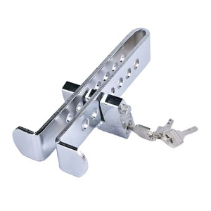 Seel portable car vehicle brake clutch pedal accelerator security lock