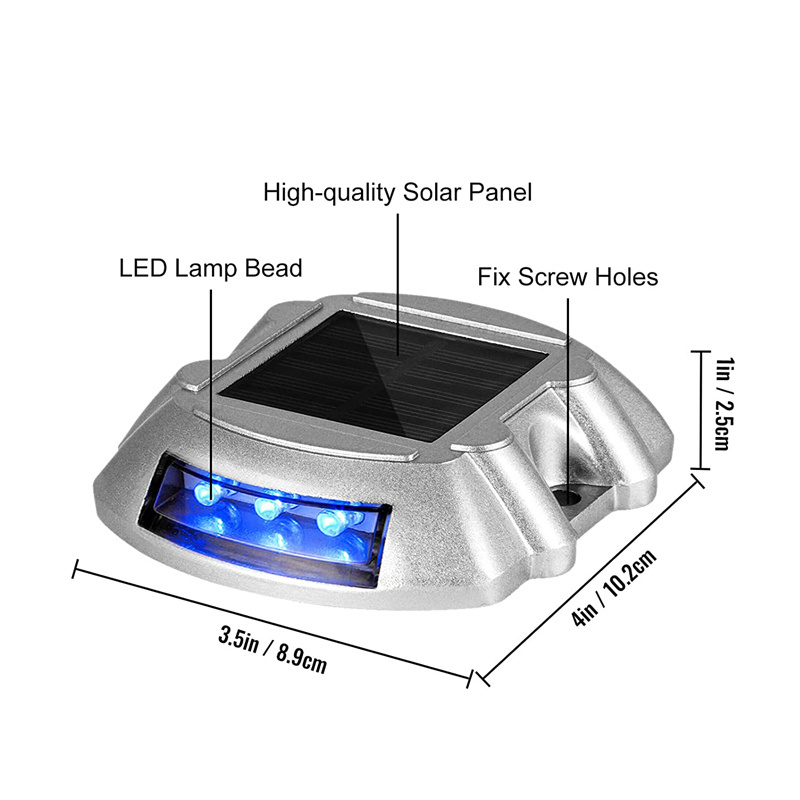 Factory direct price LED solar powered cat's eye studs traffic safety road reflectors from china