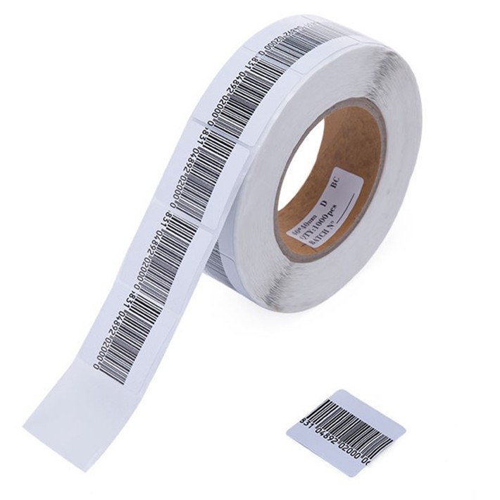 Hot selling Supermarket eas rf anti-theft sticker label for merchandise security alarm system from China