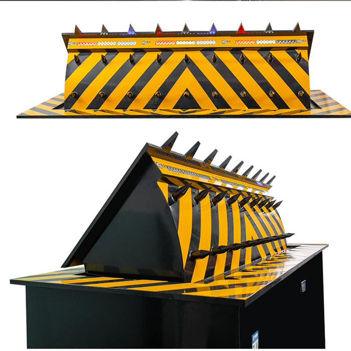 Roadway Safety Products Road Blocker Security Spike Traffic Road Barrier Car Stop Parking Block