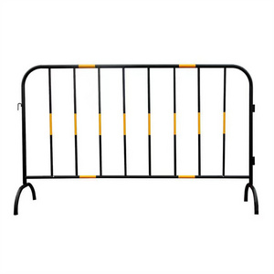 Customized Metal Crowd Control Barrier Iron Horse Guardrail Portable Barricades Temporary Fence Factory Price