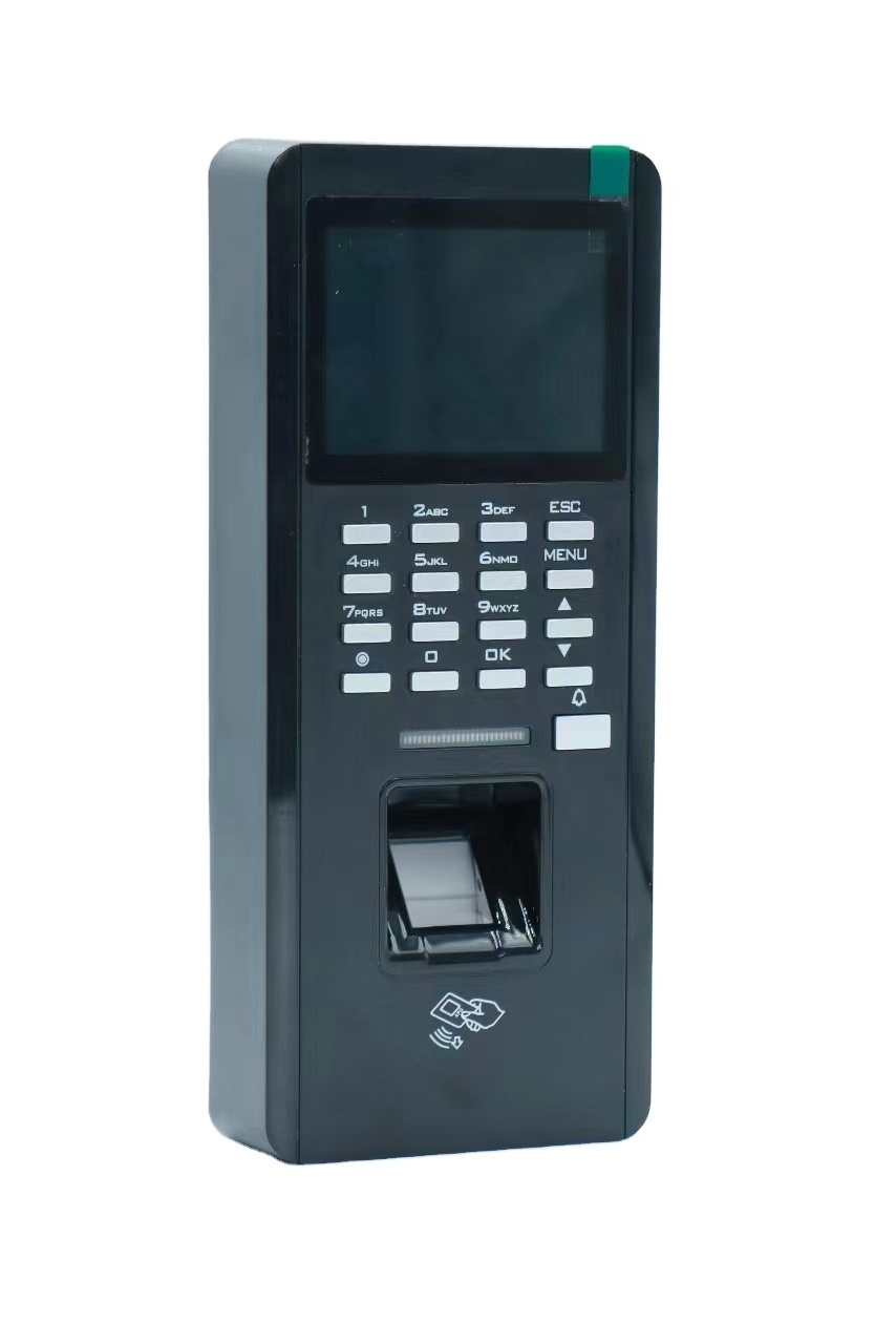 f718 2.8 inch TFT color LCD screen static facial fingerprint access control time attendance all-in-one machine