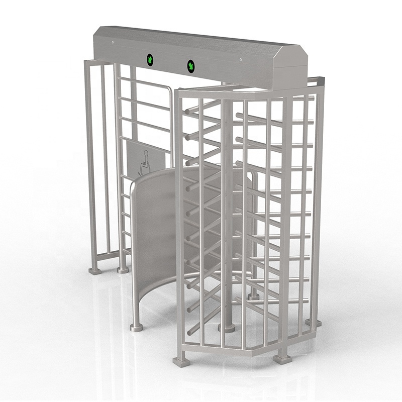 304 Stainless Steel Pedestrian Wheelchair Barrier Security Turnstile Gate Full Height Turnstile Gate Price