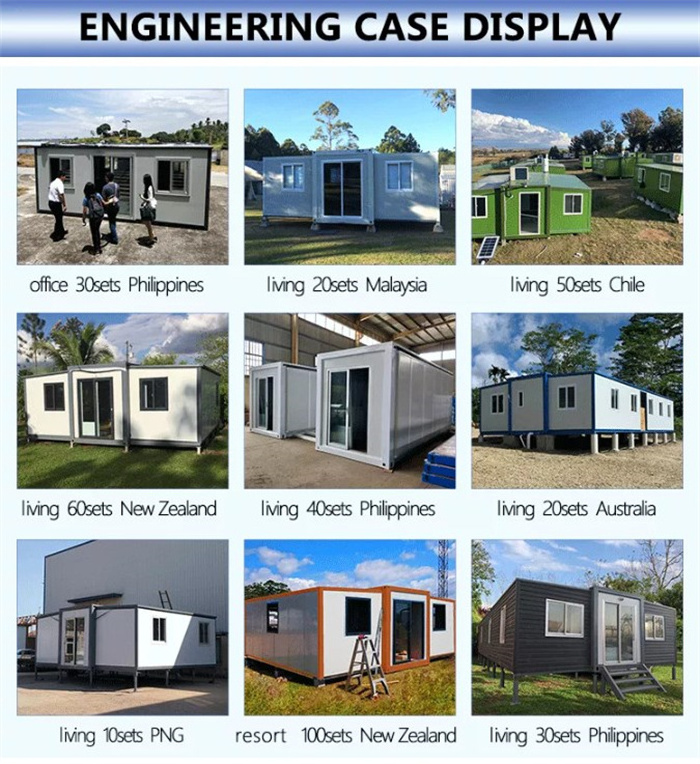 Low Cost Luxury Prefab Portable Cabins Living Expandable Container House For Sale