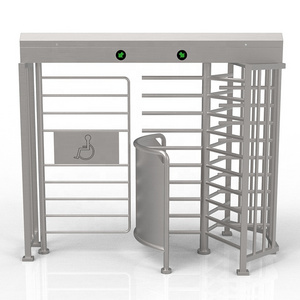 304 Stainless Steel Pedestrian Wheelchair Barrier Security Turnstile Gate Full Height Turnstile Gate Price