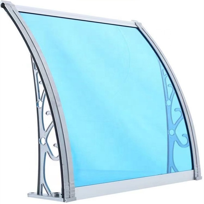 Plastic Roof Canopy Polycarbonate Rain Shed Tent Awning Entry Door Canopy from China