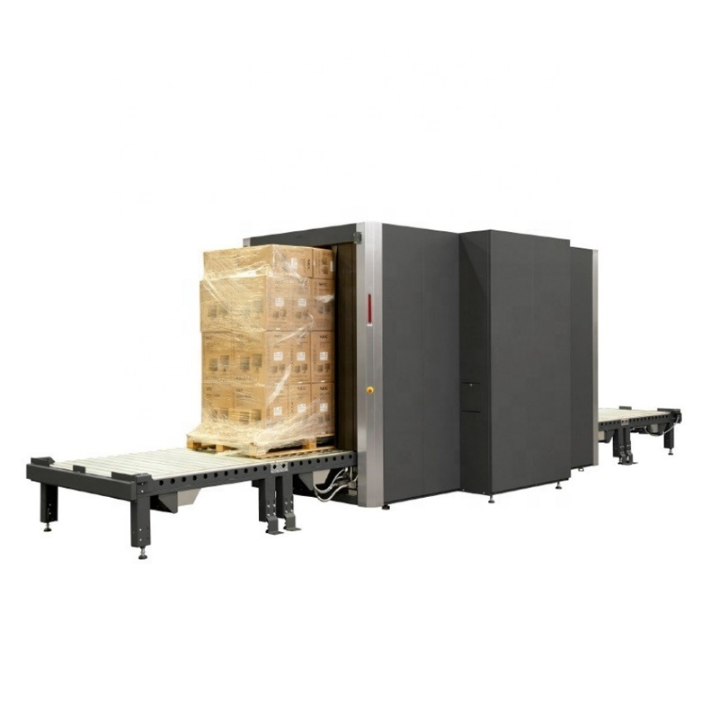 Roller Type x-ray Pallet Cargo Scanner to Detect Contraband in Packed Luggage in Shipping Company Seaport