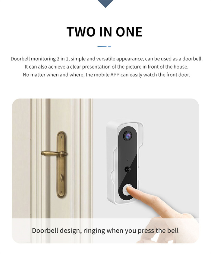 Tuya Smart Life Blink Security Video Doorbells Camera Wifi 1080p Wireless