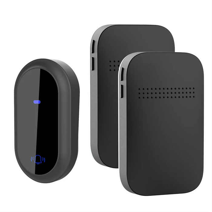 Wireless Doorbell EU AU UK US Plug Smart Door Bell Battery Button 1 2 3 Receiver Waterproof Wireless Doorbell