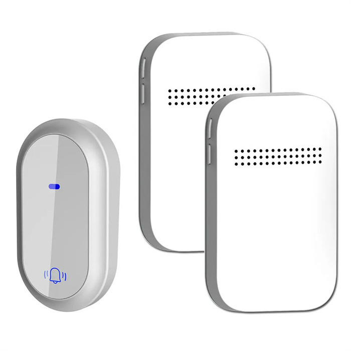 Wireless Doorbell EU AU UK US Plug Smart Door Bell Battery Button 1 2 3 Receiver Waterproof Wireless Doorbell