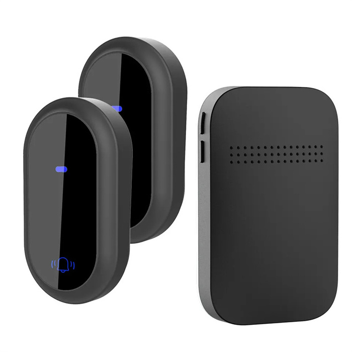 Wireless Doorbell EU AU UK US Plug Smart Door Bell Battery Button 1 2 3 Receiver Waterproof Wireless Doorbell