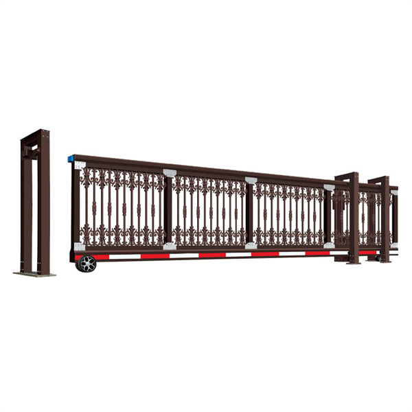 Aluminum Cantilever Sliding Electric Gate Hardware Sets with Automatic Sliding GATES Opener Motor Manual Sliding Gate Design