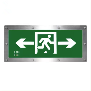 Buried Light Back-Up Battery Rechargeable Exit Sign Light Floor Direction Apartment Church Underground Emergency Exit Sign