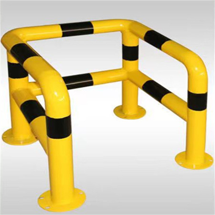 Vertical Safety Powder Coating Handrails Guard Rails Gas Station Anti-collision Column Corner guard Bollard I-type U-type