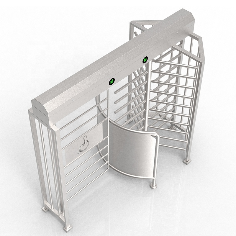 304 Stainless Steel Pedestrian Wheelchair Barrier Security Turnstile Gate Full Height Turnstile Gate Price