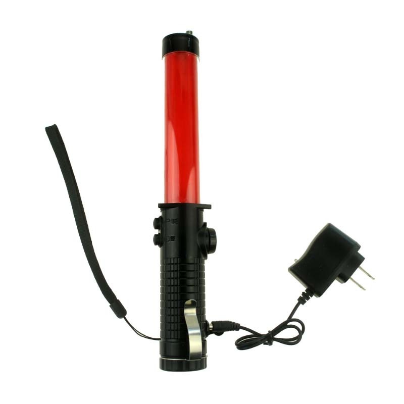 Multipurpose Airport Aviation Marshaling Safety Traffic Control Torch Led Strobe Flash Light Traffic Signal Baton