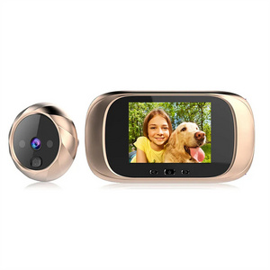 Peephole Viewer Camera Doorbell 2.8 Inch Long Standby Video Intercom Security Night Vision Door Viewer