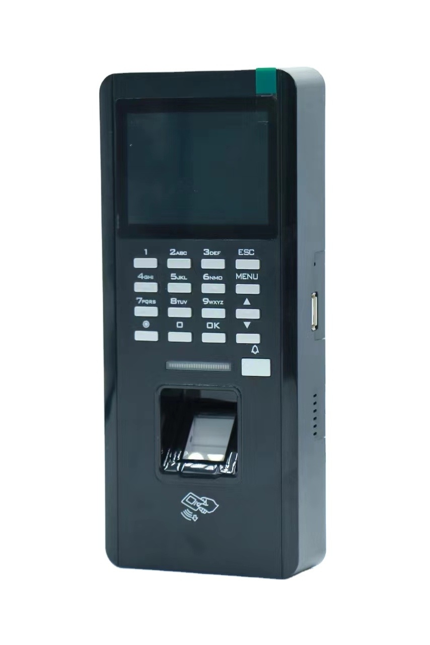 f718 2.8 inch TFT color LCD screen static facial fingerprint access control time attendance all-in-one machine