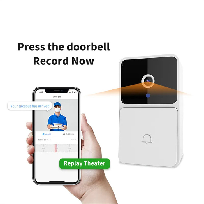 HD Video Camera Smart Door Bell Wireless WIFI Security Door Phone Bell Camera Visual Voice Changer Intercom Doorbell