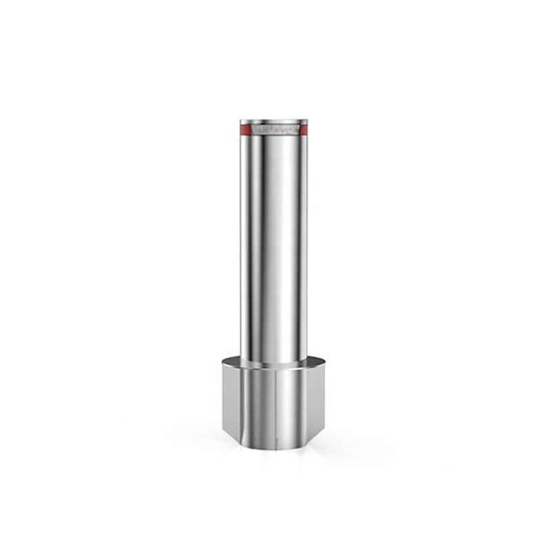 304 Stainless Steel Brushed Cylinder Diameter 219mm Fixed Traffic Bollard