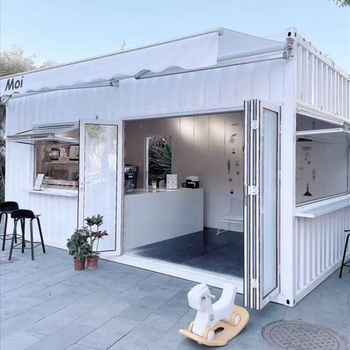 Prefab Custom Best Mobile Shipping Bar Coffee Shop Container Restaurant 20ft 40ft Modular House Home for Sale Used